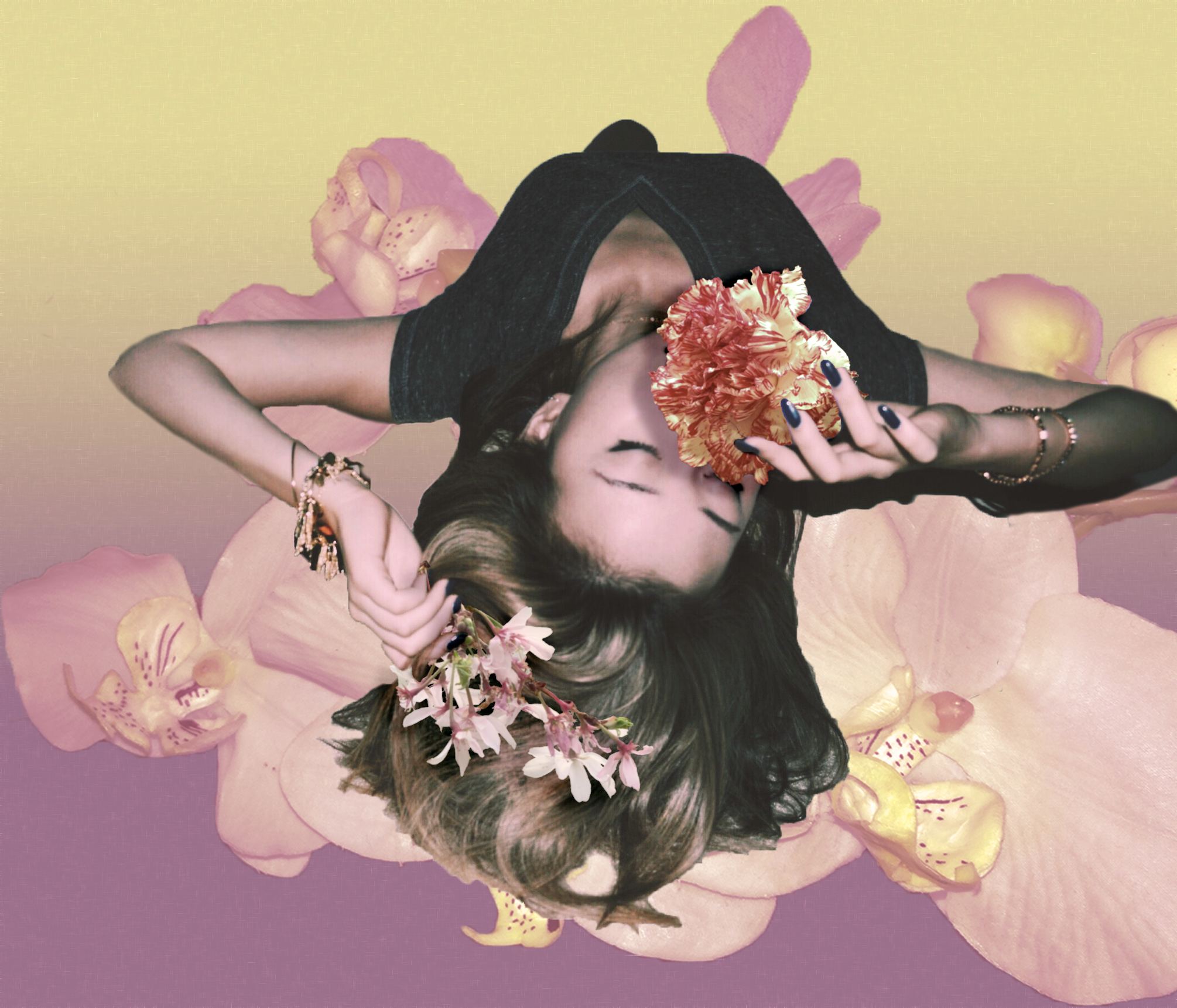 Artwork to accompany poetry published on the Standard,
a student-run digital publication at Duke University. Photography: Bhairavi Remitha. Model: Betty Shaqiran. 